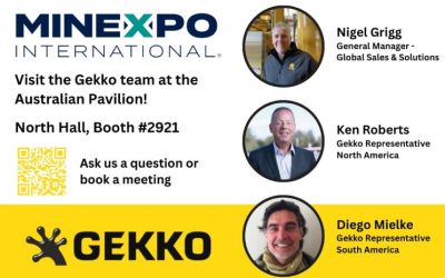 Meet the Gekko team at MINExpo INTERNATIONAL